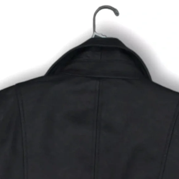 NEW [Sam Edelman] Black Long Sleeve Full Zipped Pockets Biker Womens Jacket Sz S - Picture 9 of 12